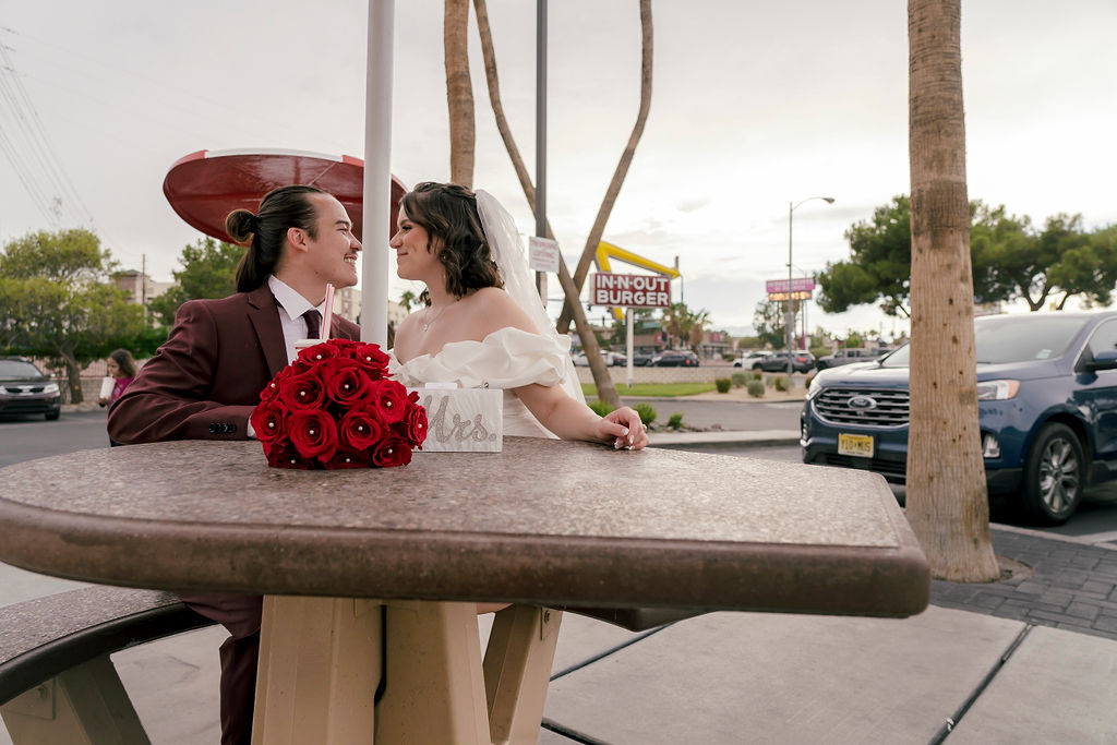 In n Out Wedding Photo